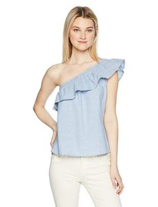 one side off shoulder blouse