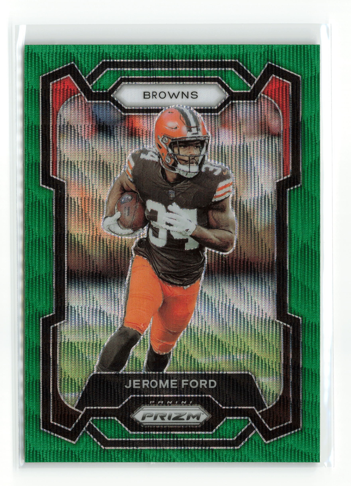 JEROME FORD #66 2023 PANINI PRIZM BROWNS GREEN WAVE