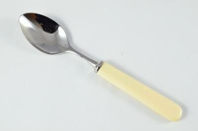 Brandneu Original Sahne Griff Teelöffel verspiegelte Oberfläche Hergestellt in Sheffield