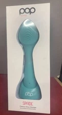 Pop Sonic Spade Face & Neck Sonic Beauty Cleansing Device Infuse Massage  Teal