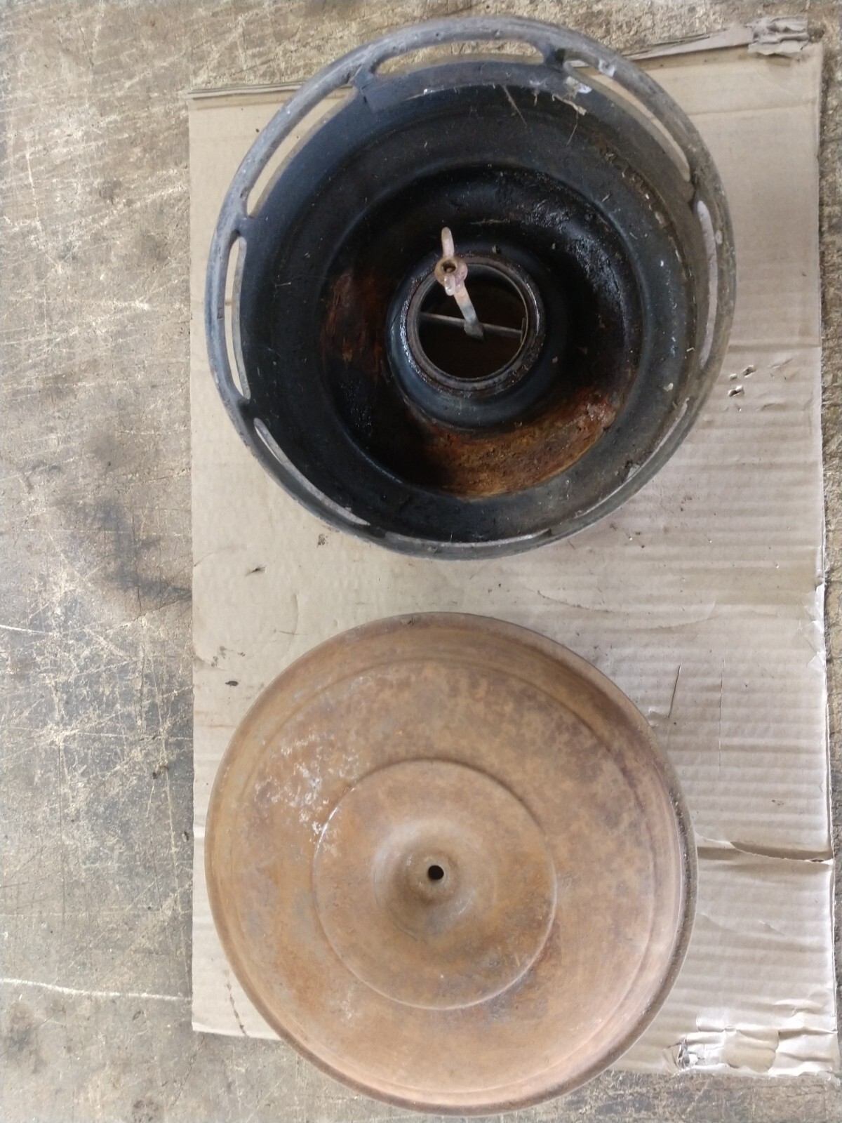 Vintage Oil Bath Air Cleaner Chevy Ford Dodge Unknown eBay