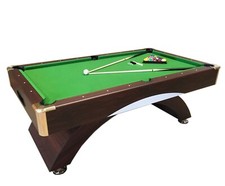 TAVOLO DA BILIARDO 8FT LEONIDA+ ACCESSORI PER CARAMBOLA + SNOOKER 220 X 110 CM