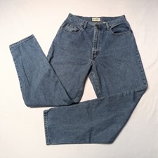 Eddie Bauer Vintage Jeans High Rise Tapered Straight Leg Sz: 12