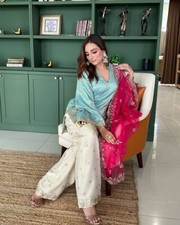 Pakistani Eid Dress Salwar Kameez Ready To Wear Suit Wedding Party Bollywood New