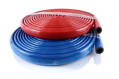 Pipe Insulation 10 metres Coated Polyethylene Lagging Wrap All Sizes 15mm-28mm