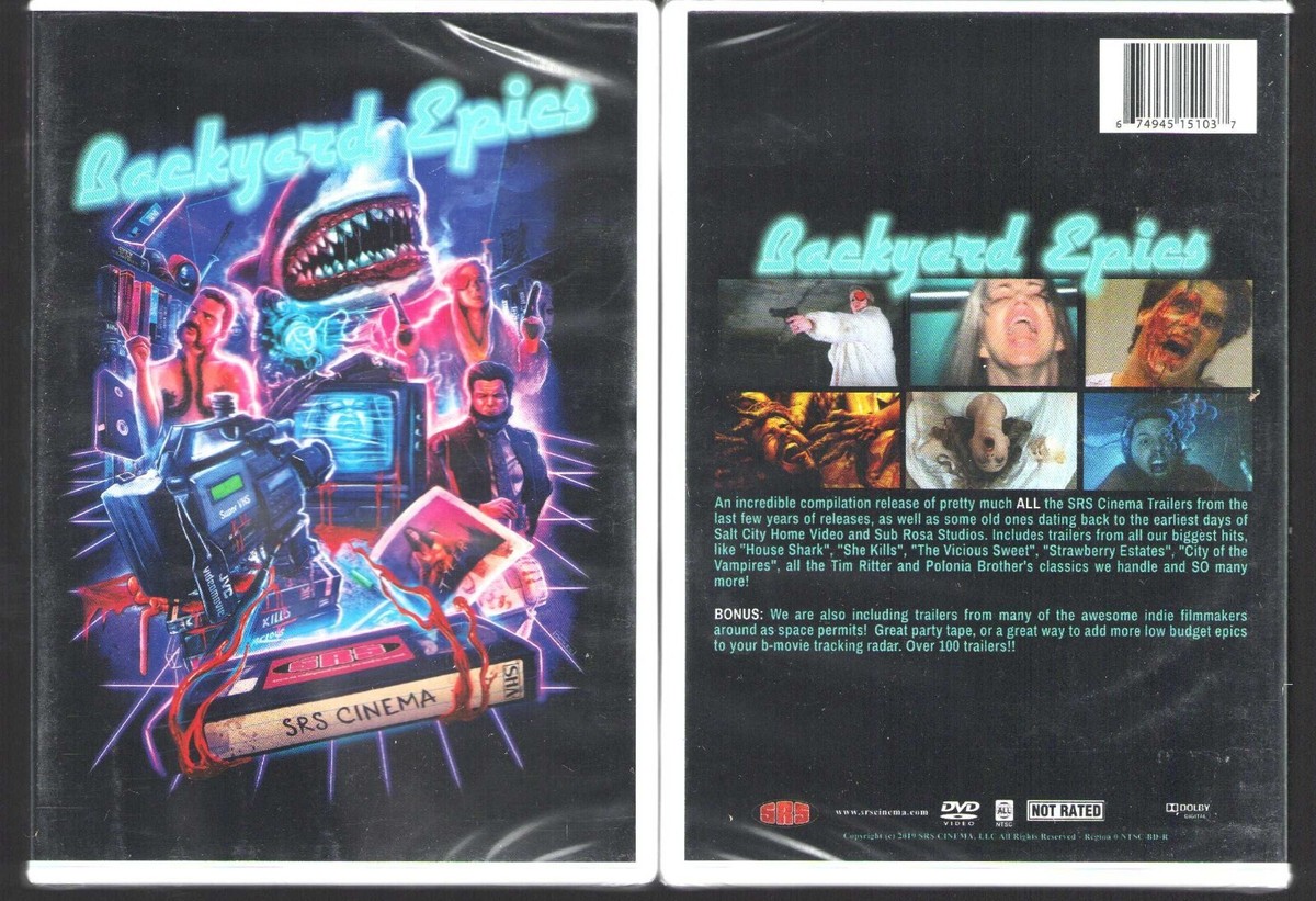 Backyard Epics (DVD) Over 100 Movie Trailer Marathon New