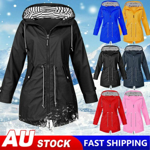 Women Ladies Waterproof Jacket Wind 