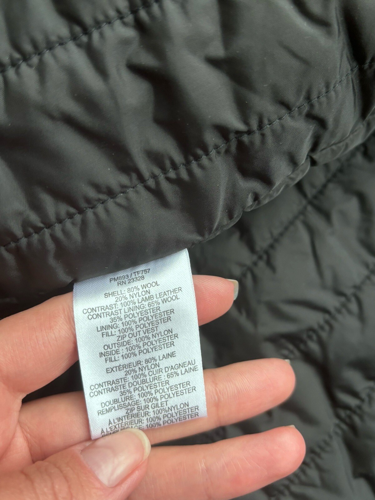 Pendleton $425 Herringbone Coat Removable Wool In… - image 10