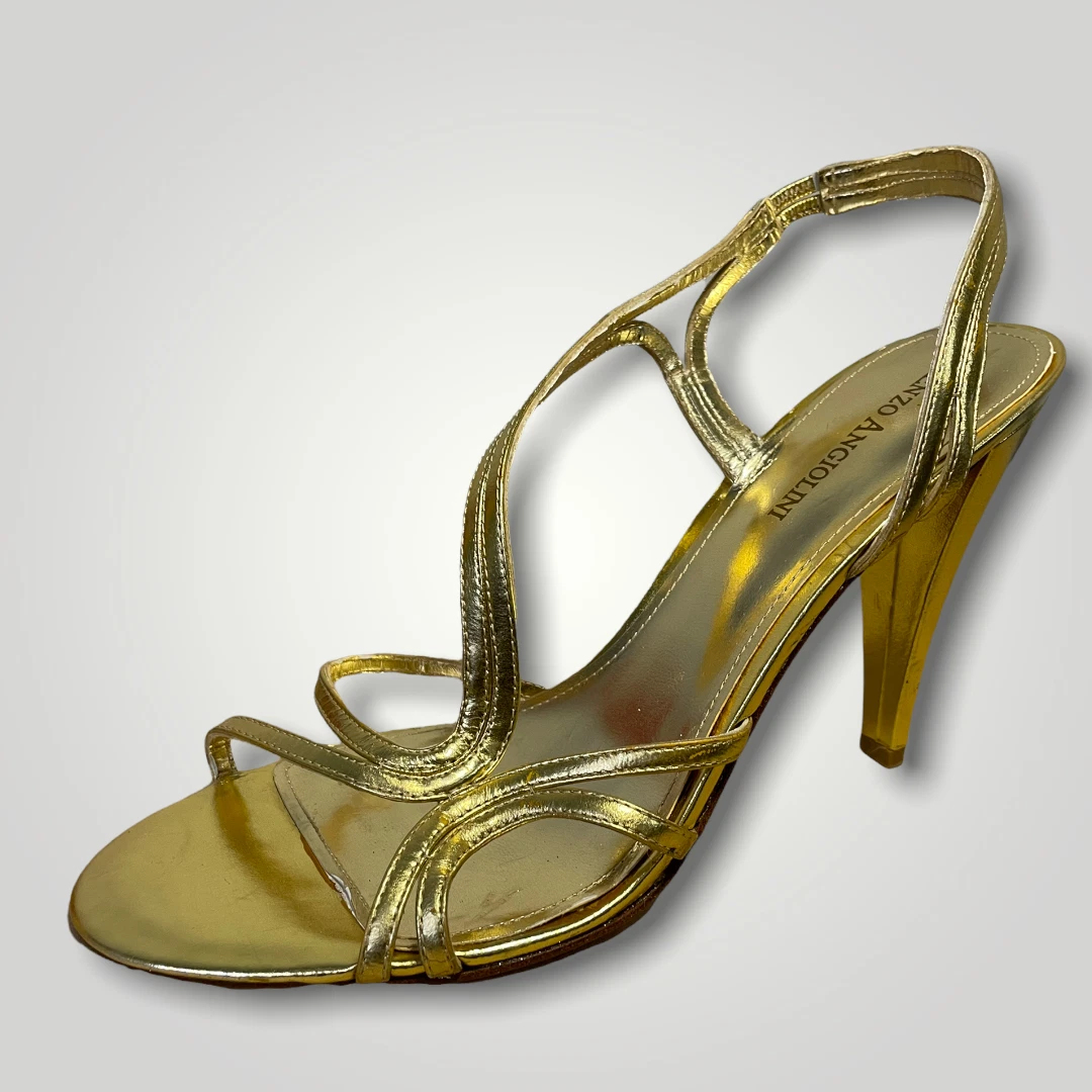 Enzo angiolini gold best sale heels