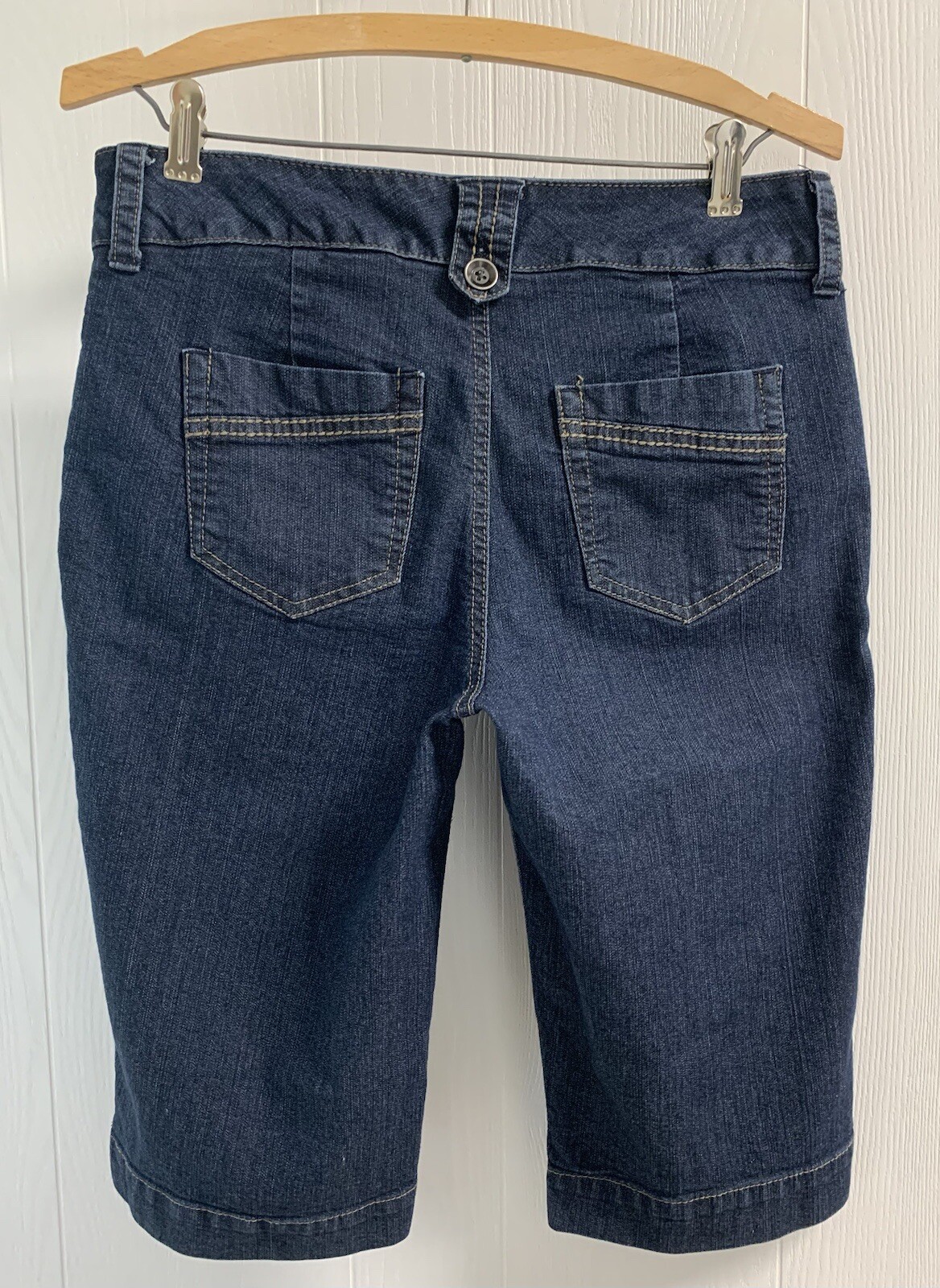 Sonoma Modern Skimmer Bermuda Jean Shorts Size 6P Gem