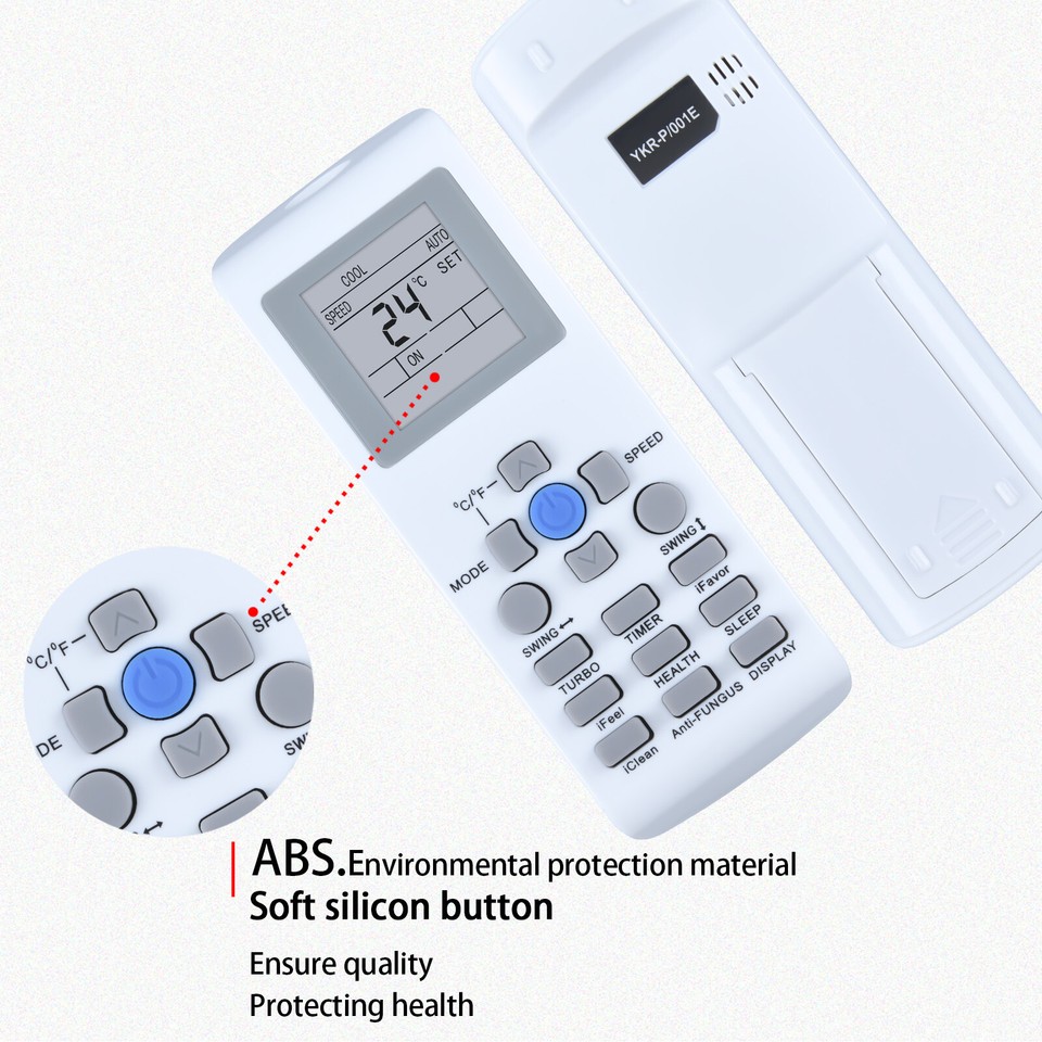 New Remote Control For AUX Air Conditioner YKRP/001E YKRP/002E eBay