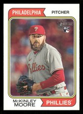 2023 Topps Heritage McKinley Moore #524 Rookie Philadelphia Phillies