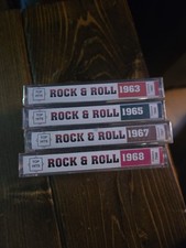 Old Rock N Roll Cassette Tape Lot Greatest Hits 1963 1965 1967 1968 3 sealed