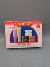 Laneige Midnight Minis 5 Piece Set Lip Mask & Balm Eggnog Vanilla Caramel