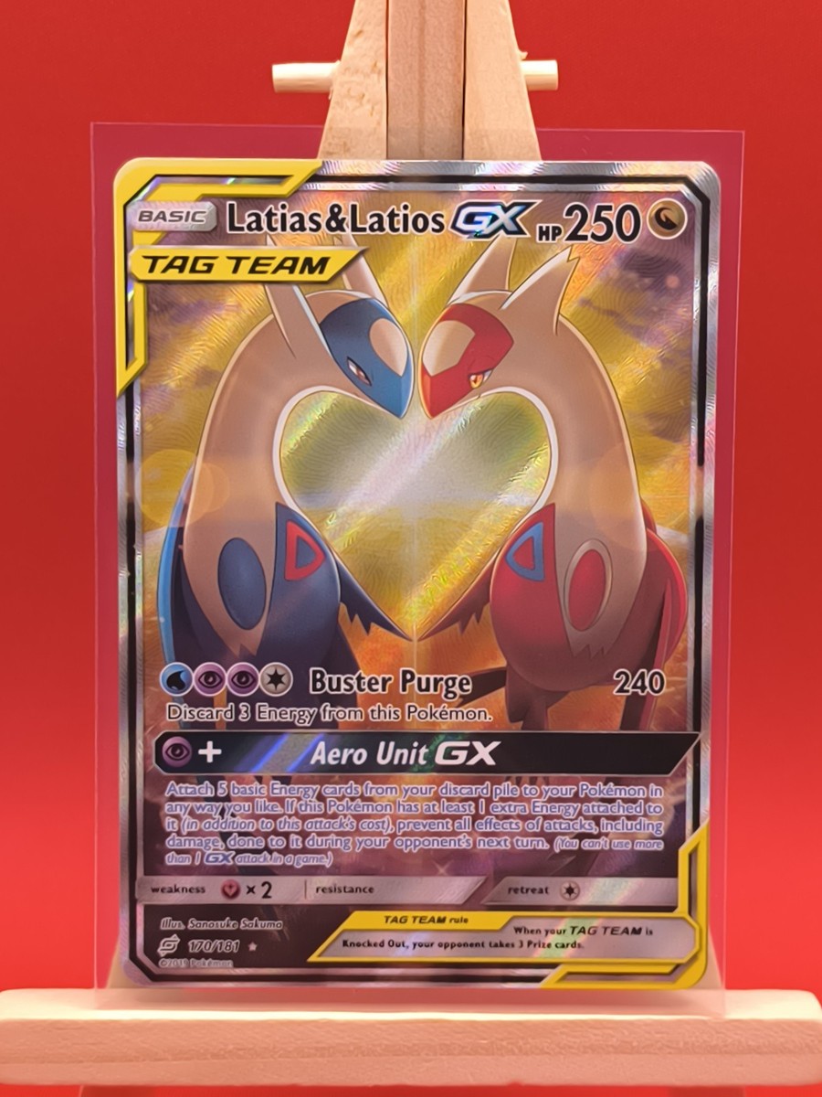 ポケモンカード英語版Latias & Latios GX UR 170/181 Latias & Latios GX 170/181 Team Up Alternate Full Art Rare