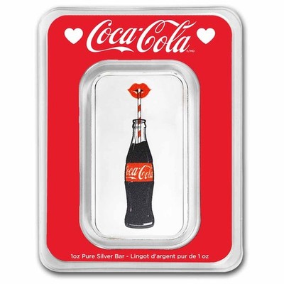 Coca-Cola® 1 oz Silver Enjoy Coke® Colorized Bar (in TEP) | eBay