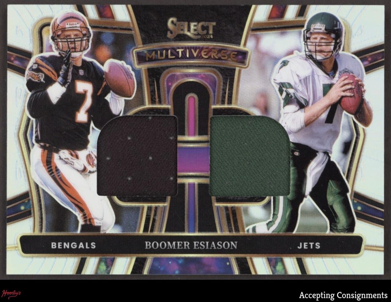 2024 Select Multiverse Prizm #30 Boomer Esiason DUAL JERSEY 068/149