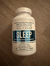 RELAXIUM SLEEP 60 Capsules - Dietary Supplement for Better Sleep - Exp 08/27