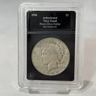 1934 D Peace Dollar $1 US Coin 90% Silver VG