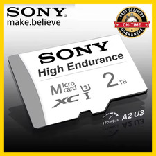 Sony Micro SD/TF Memory Card 64GB  2TB High Endurance 100MB/s XC U3 Fast Speed