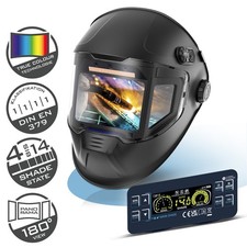 STAHLWERK Automatik Schwei&szlig;helm 3 in 1 SPLIT True-Colour DIN 4-14 Optik 1/1/1/1