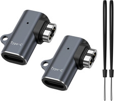 2 Pack Charger Adapter for Aftershokz Headphones, USB Type-C Magnetic Charger Co