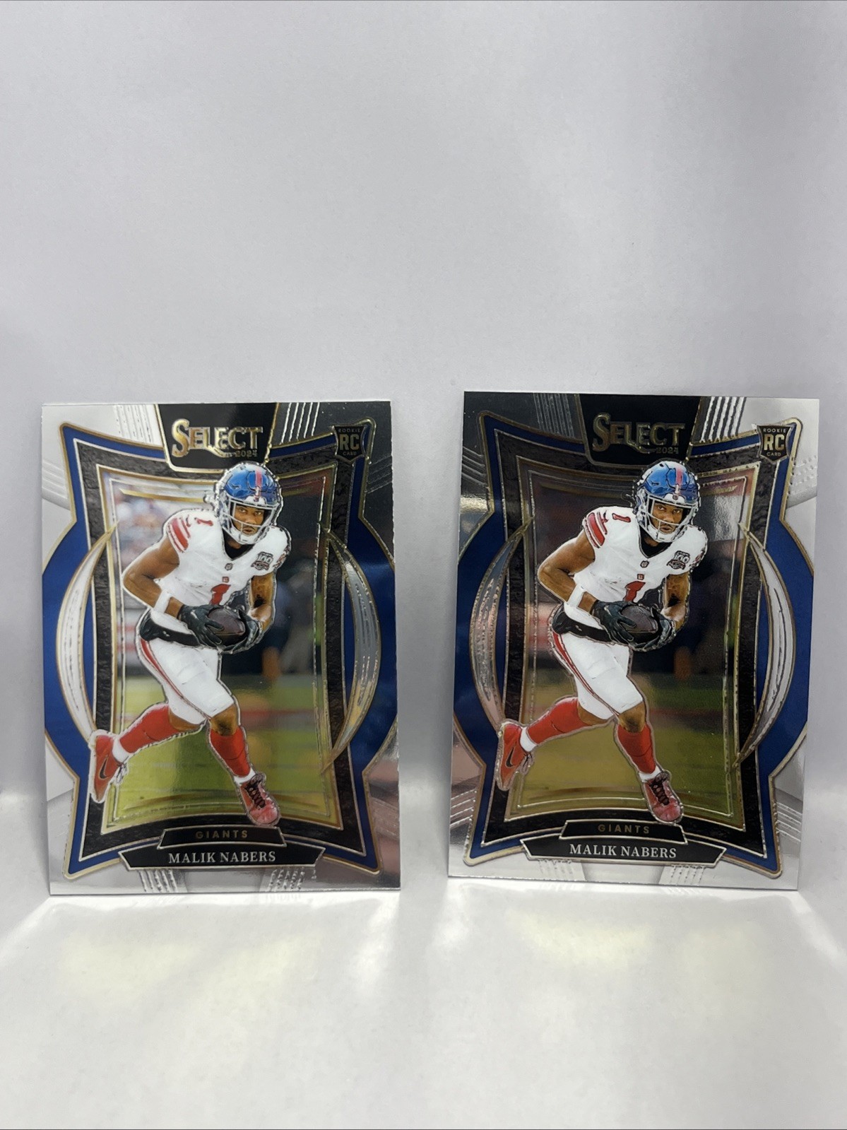 2024 Panini Select - Concourse Malik Nabers #29 Silver Prizm (RC)