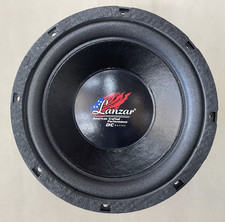 Old School Lanzar DC 10 — Dual 4-Ohm 10" Subwoofer, Made in USA, NOS