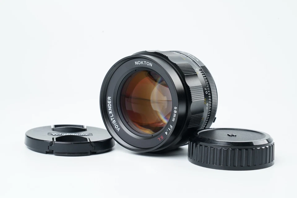 [Exc+++] Lente Voigtlander NOKTON 58 mm f/1,4 SL II N para Nikon F #2932A Foto 2 de 4