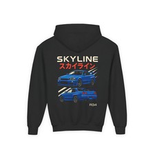 1999-2002 Nissan Skyline GT-R R34 Kids Hoodie - Motorsport Kids Sweater Gift