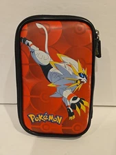 Pokemon SOLGALEO Nintendo 3DS Carrying Case Only - 8 Game Slot - Sun and Moon
