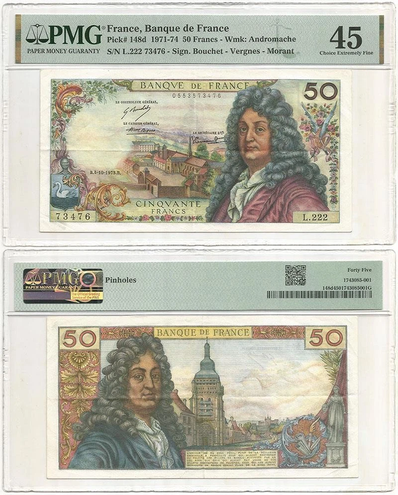 PMG French Paper Money for sale | eBay