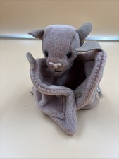 TY Beanie Baby BATTY the Bat 1996 PVC Pellets Swing Tag Errors RARE Retired