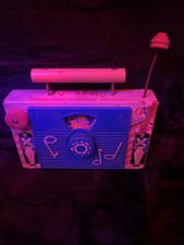 Vintage 1960  s Fisher Price TV-Radio Music Box  Pop Goes the Weasel  Made In USA