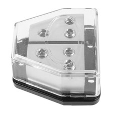Amp Power Distribution Block for Cars Audio - 4 Gauge Out 2 Gauge in