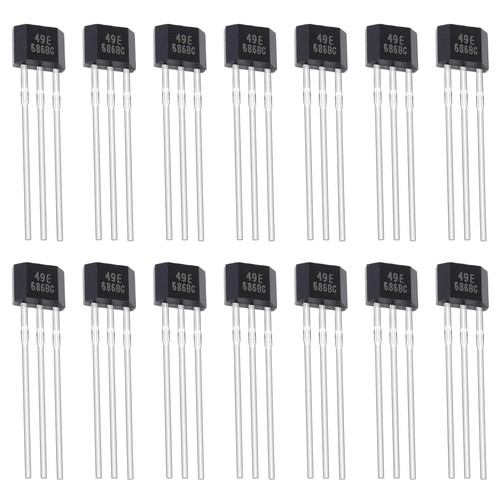 20Pcs 49E OH49E SS49E S49E TO-92S Hall Effect Sensor 3Pins Magnetic Detector