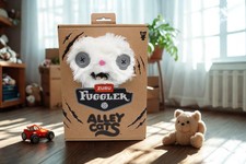 Fuggler Alley Cats - Cheezee- 9" Plush Monster White Cat New