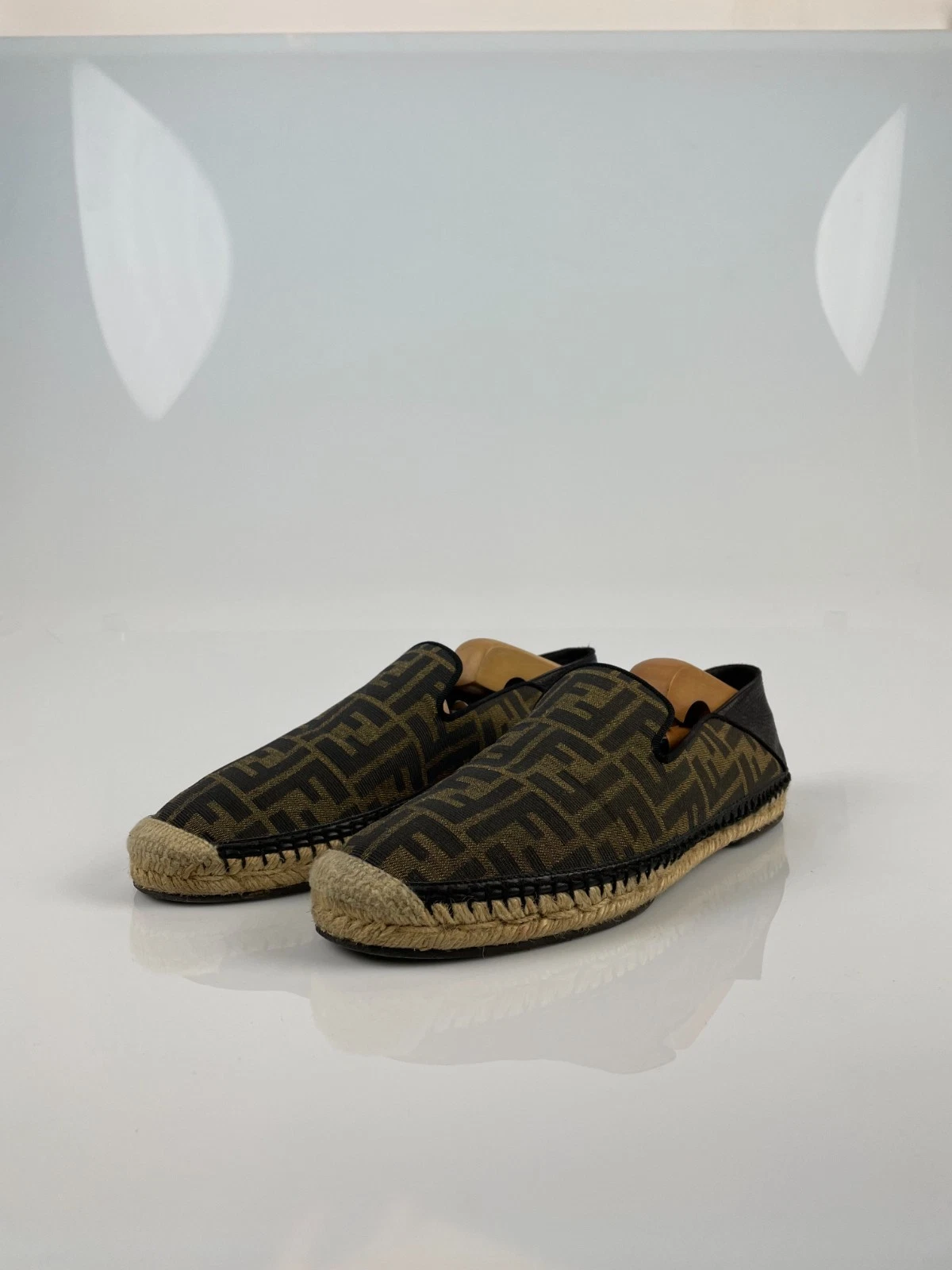 Fendi — Fendi Canvas Monogram Slip On Shoes Men’s Size UK5(~US7)