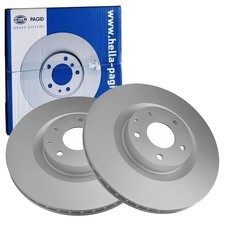 2x HELLA PRO HC BREMSSCHEIBEN 326mm INNENBELÜFTET VORNE passend für MAZDA MX-30 