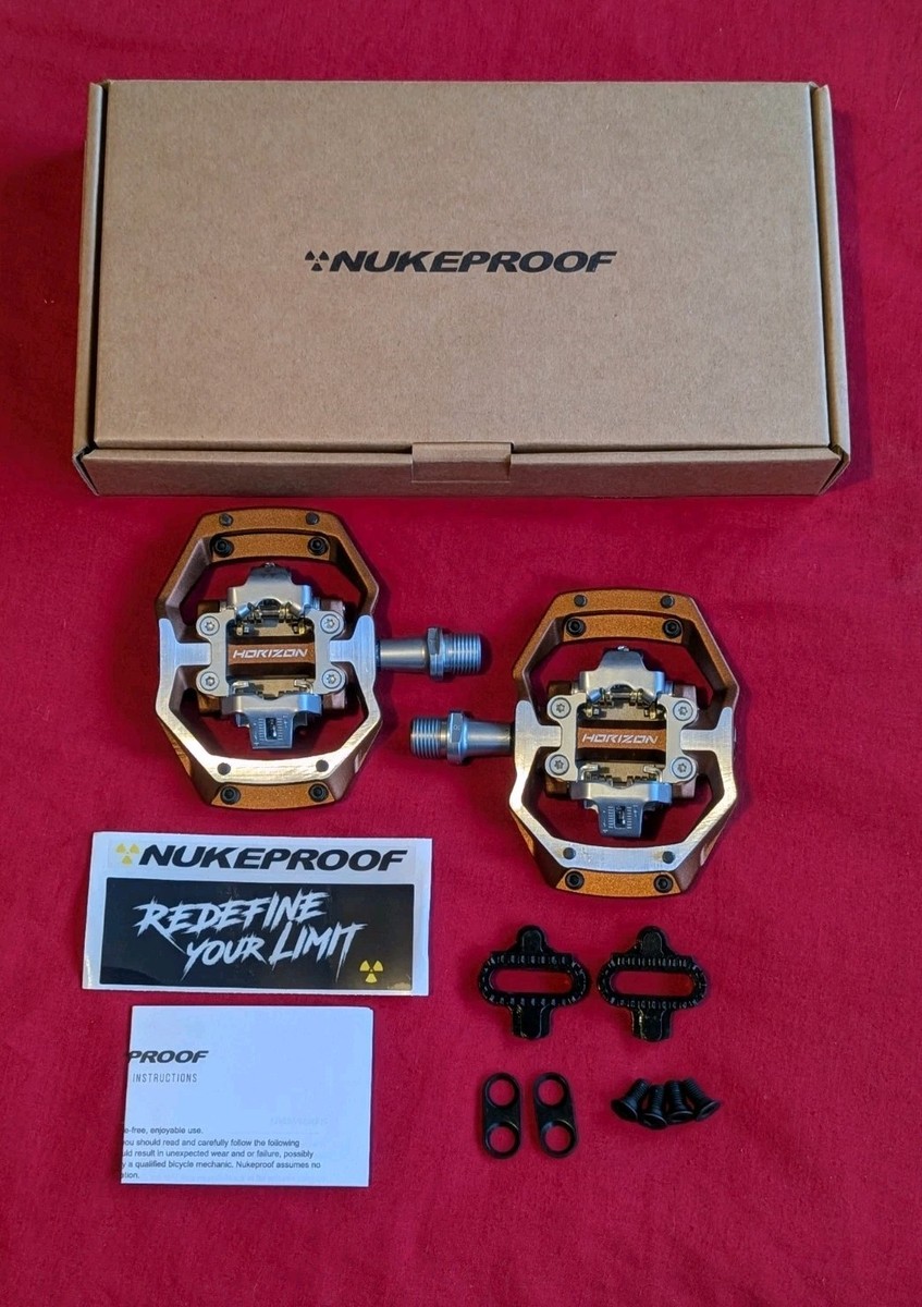 Nukeproof Horizon SPD Cromo CS Trail Pedals Copper XC Trail Gravel