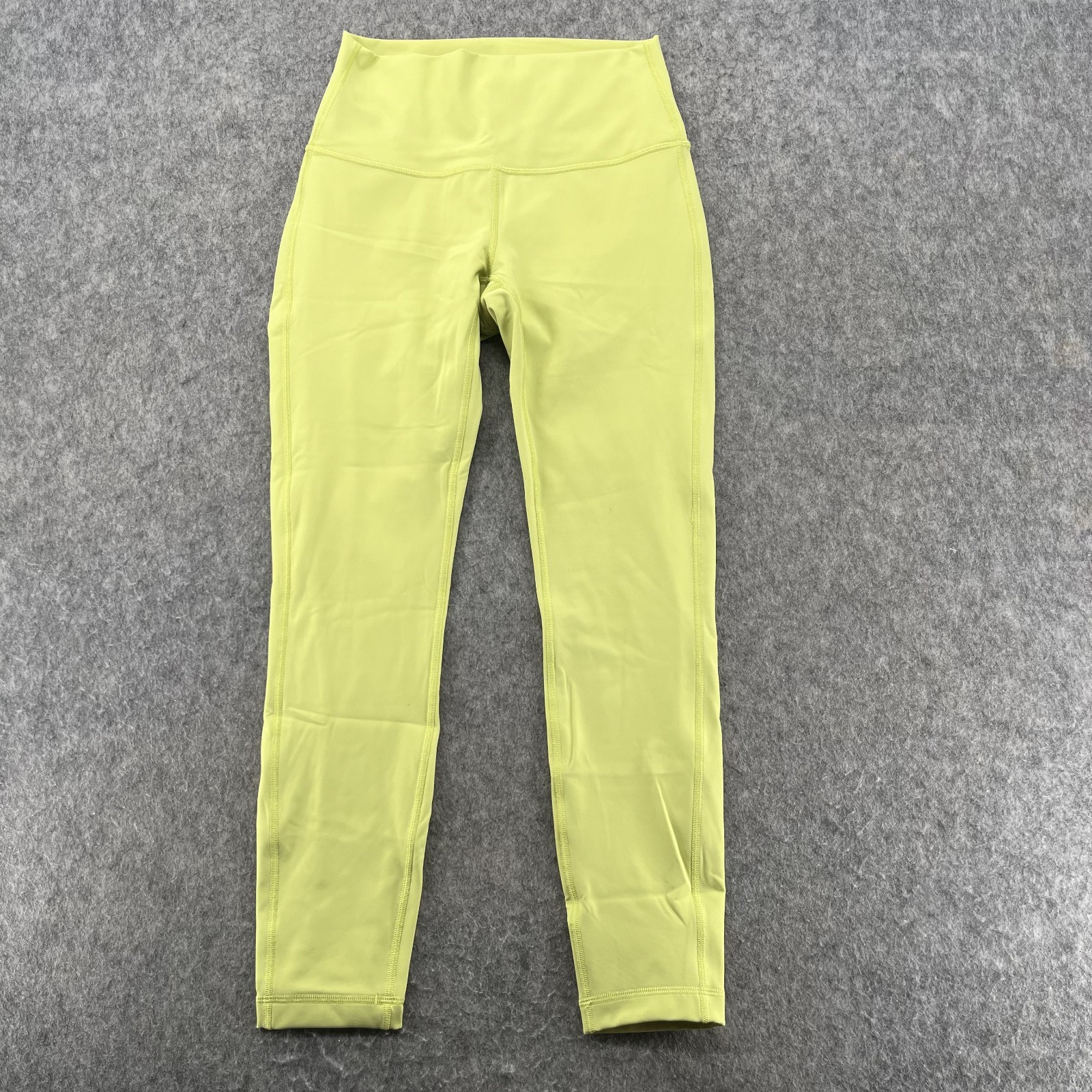 Lululemon Leggings Womens 6 Yellow Wunder Under High Rise Athleisure Yoga