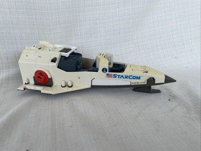 Vtg 1986 Coleco Starcom Starmax Bomber Not Complete Parts Spaceship Toy AS IS
