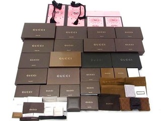 Gucci Empty Gift Boxes Dust Bag Paper Bag Set Bundle Lot 37pcs Auth DB4940