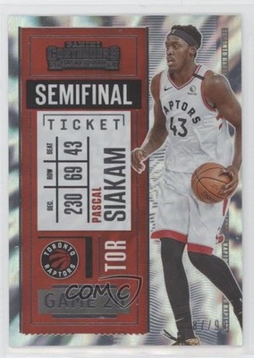 2020-21 Panini Contenders Semifinal Ticket 87/99 Pascal Siakam #86 15g5