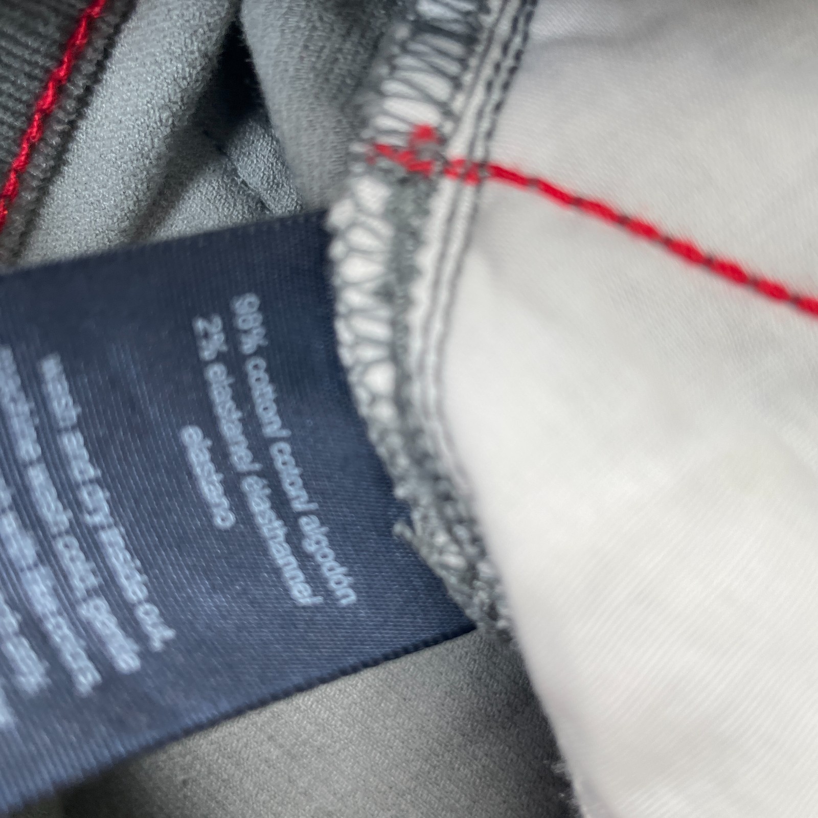 Tommy Hilfiger Pants Womens 6 Gray Tribeca Skinny Leg Corduroy Cotton Stretch image 5