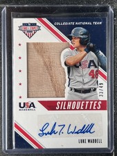 Waddell, Luke - 2020 USA Baseball - Autograph/Swatch - 33/49