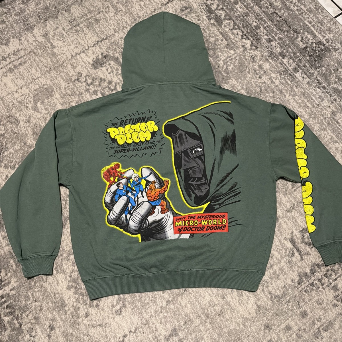 Culture Kings Marvel Doctor Doom Oversized Hoodie Medium M | eBay