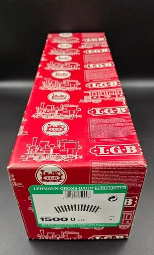 Box of 12  LGB 15000 Curved Track Pieces - R2 - 30 Degree - G-Scale