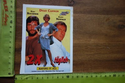 Alte Filmplakatkarte Kino Film 2X TÄGLICH Haart Bochner Dyan Cannon Barry Newman