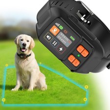 GPS Wireless Dog Fence System, Custom Boundary Electric Fence for Medium Large
